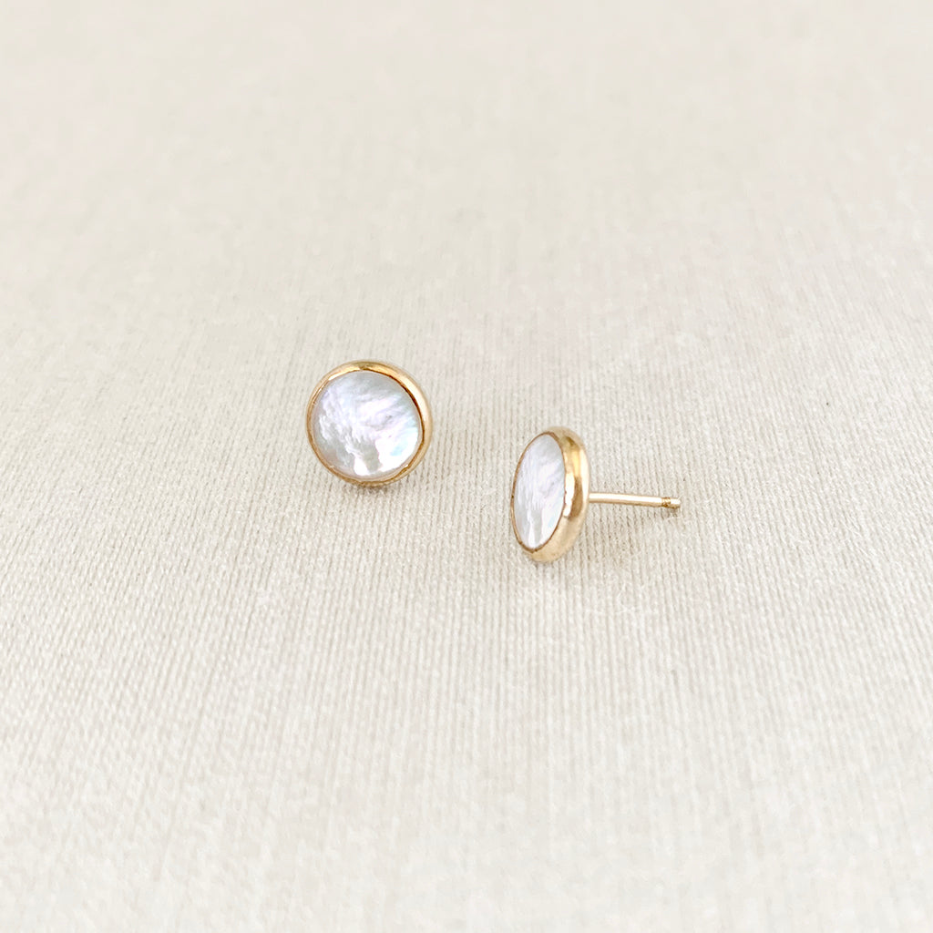 Pearl Stud Earrings