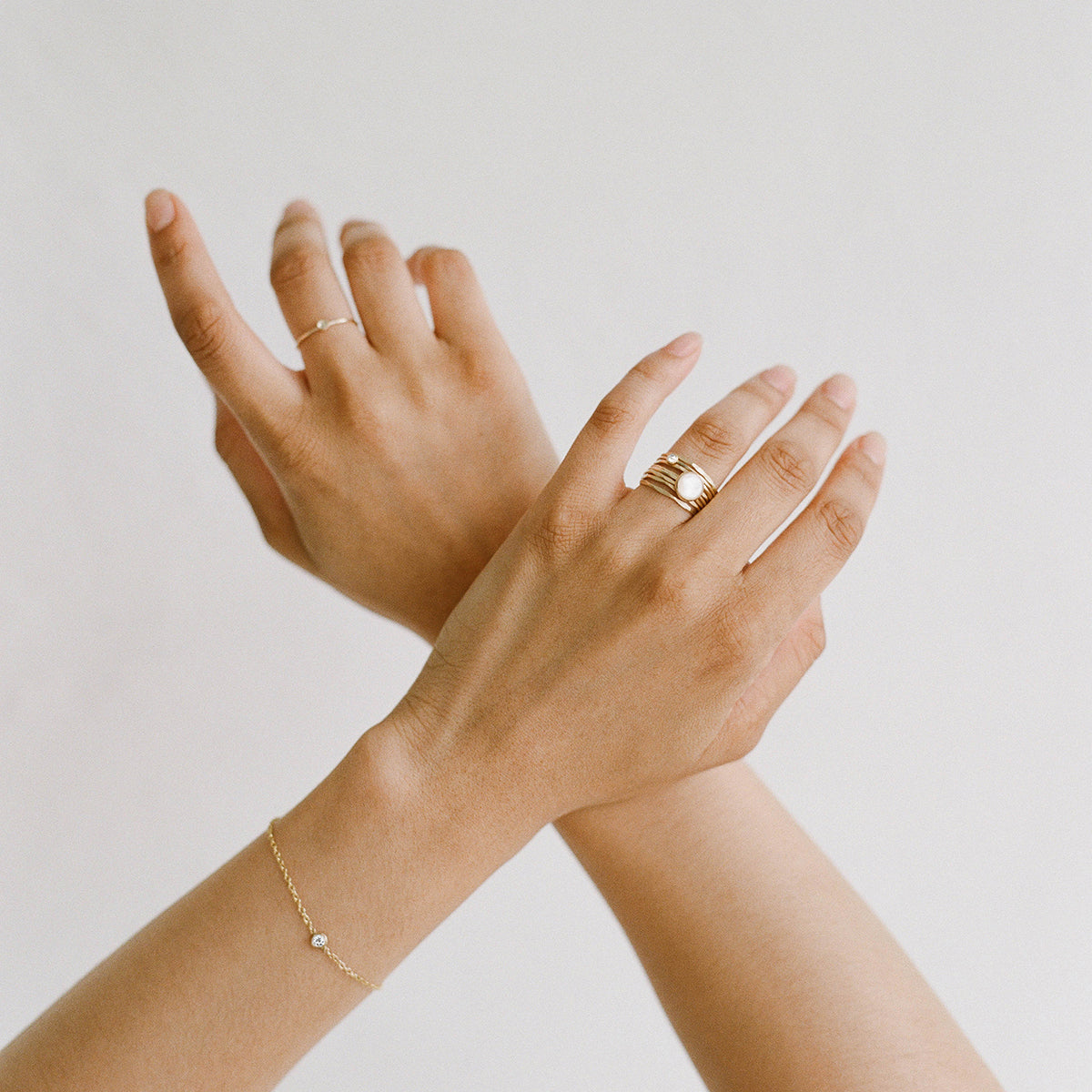 Modern Gold Stacking Ring Inspiration