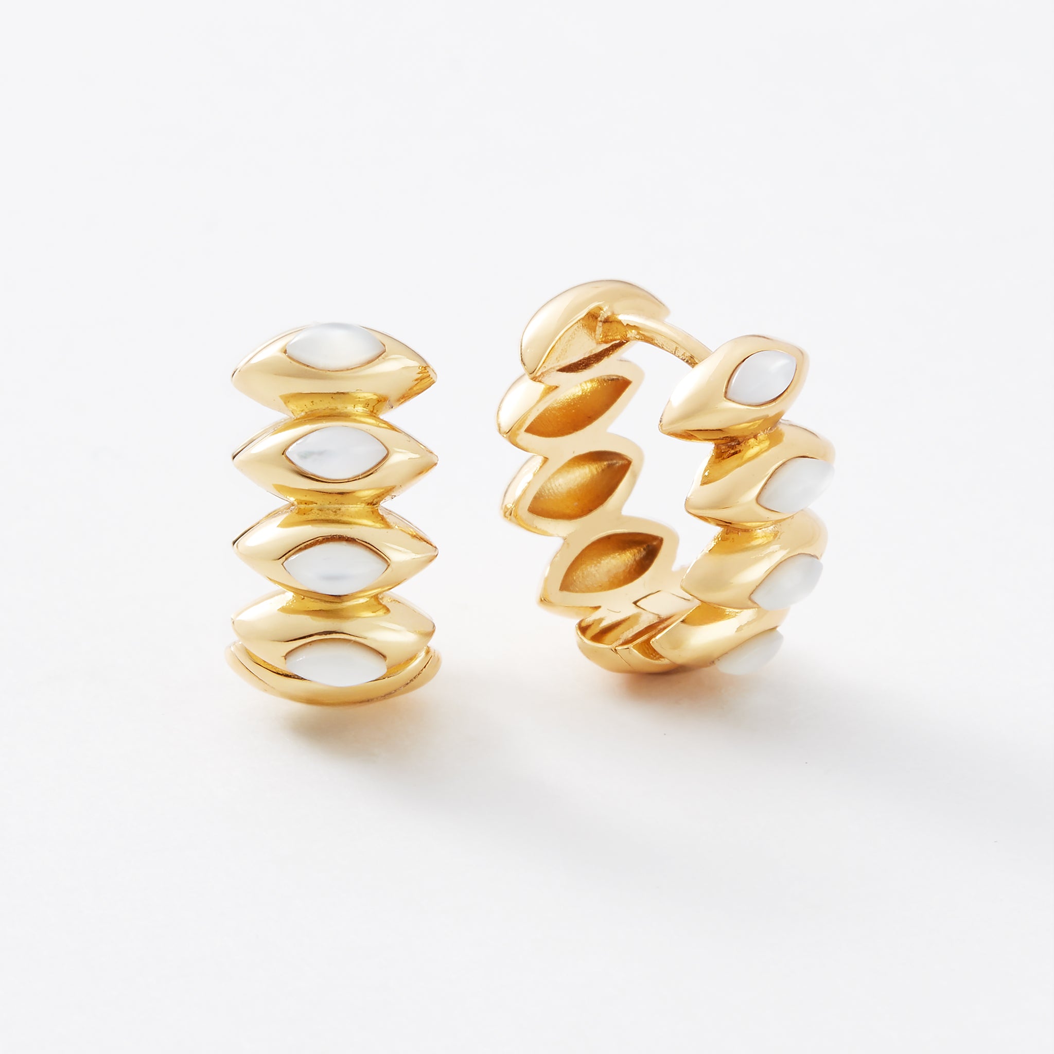 Jasmine Dream Reversible Gold Earrings - Pre-Order (Shipping Begins 9/28)