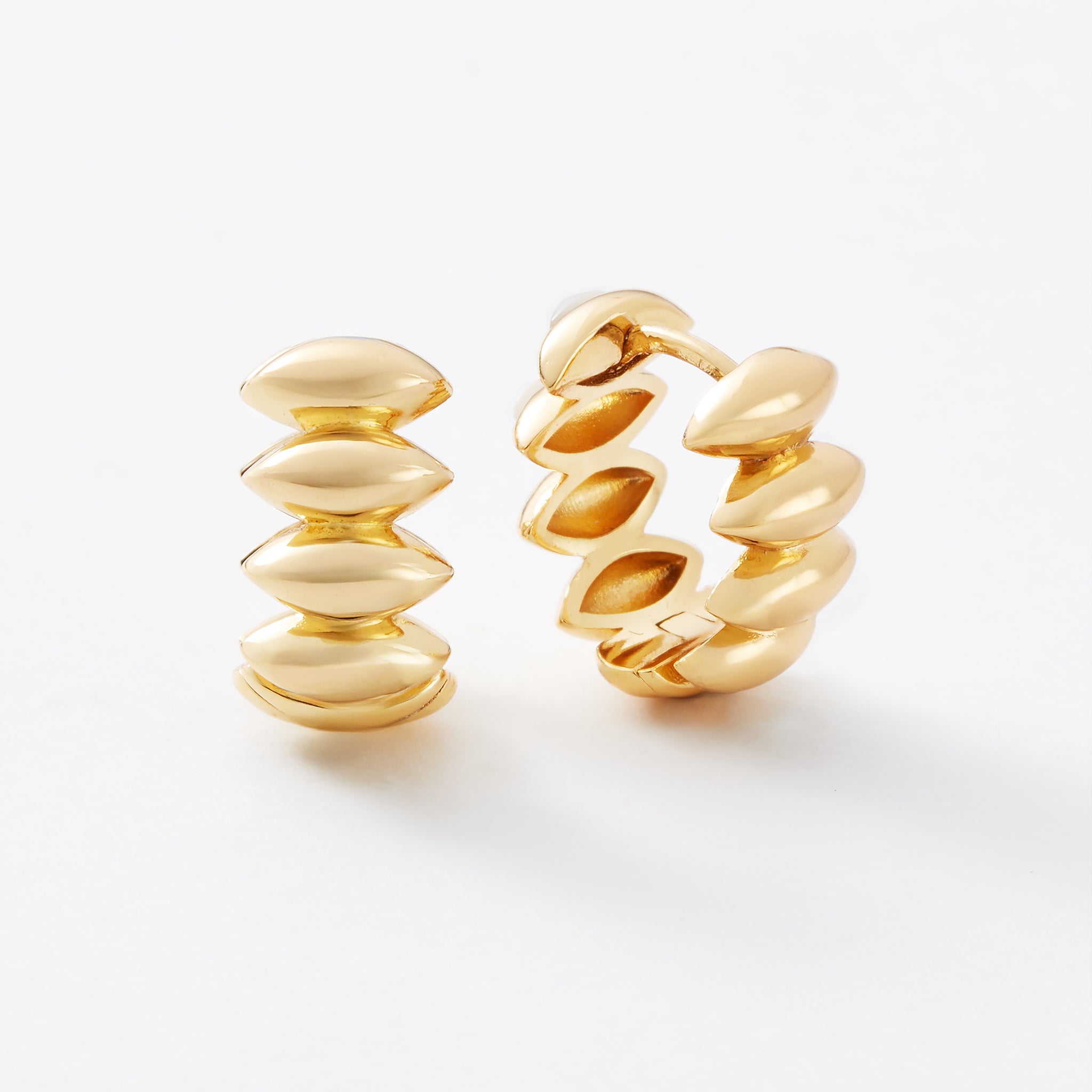 Jasmine Dream Reversible Gold Earrings - Pre-Order (Shipping Begins 9/28)