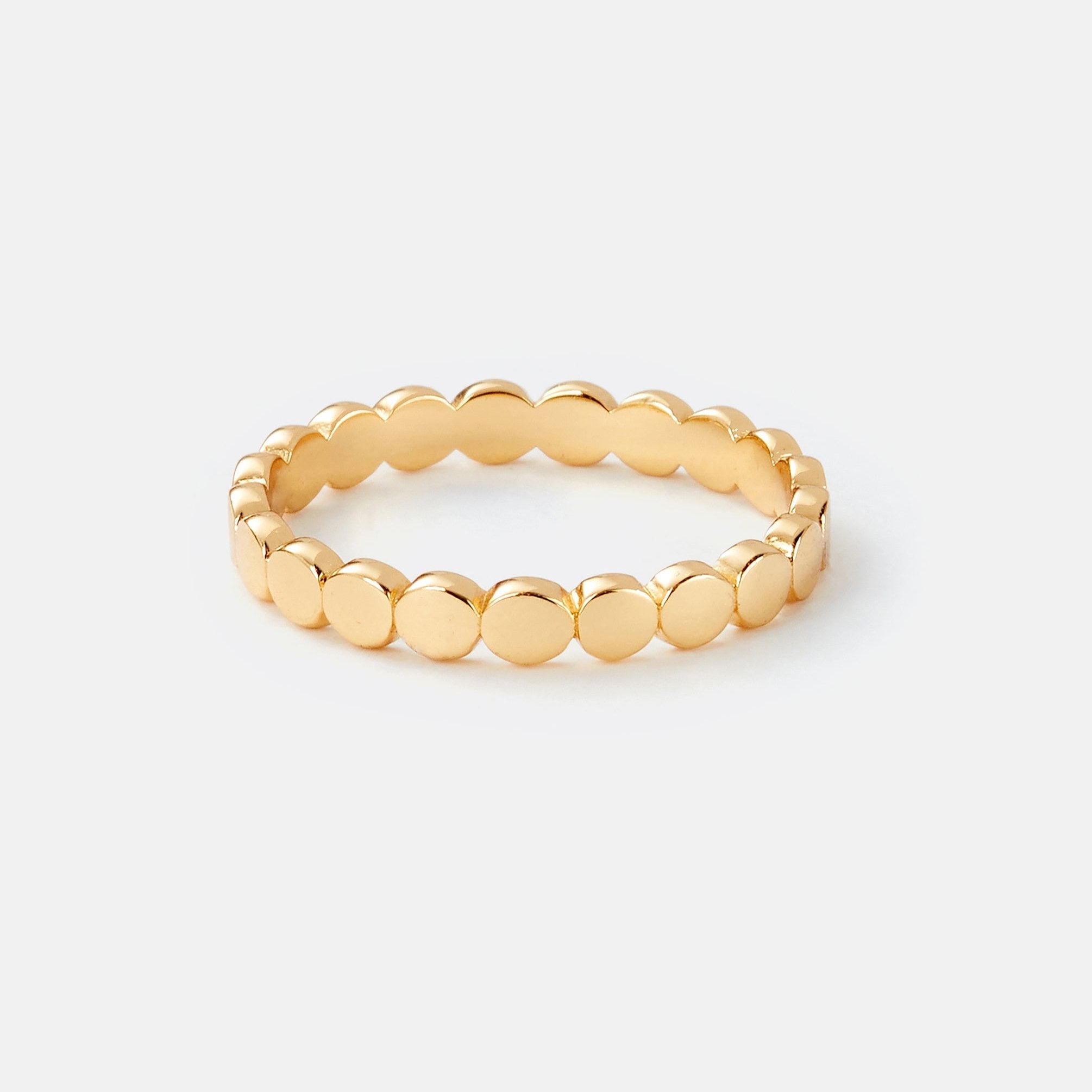 Gold Big Dot Ring